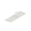 3-faset lampe TRACK PANEL IP20, hvid dæmpbar