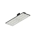 3-faset lampe TRACK PANEL IP20, sort dæmpbar