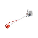 stik tilslutning RETRO CON 4P003 4-polet, hvid