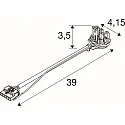 SLV plug-in connector RETRO CON 6P101 6-pole, white
