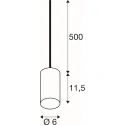 SLV 1-faset pendul FITU PD 1PH SET STONE E27 GLOBE125 sæt med 1, med adapter, med lampefatning E27 IP20, grå dæmpbar