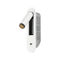 Vægindbygningslampe GRIP! S WL DIM USB-C med afbryder, justerbar, med USB-opladningsfunktion IP20, bronze, sort dæmpbar