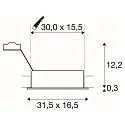 Indbygningsspot NEW TRIA II, ES111