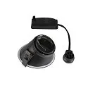 Indbygningslampe HORN-A GU10, 1xGU10, 230V, Clip fjedre, sort