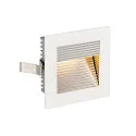 Indbygningslampe FRAME CURVE LED hvid, LED varmhvid