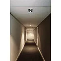 LED Downlight sæt NEW TRIA II DL SQUARE Indbygningslampe, 2x6W, 38°, 2700K, inkl. netdel , Clip fjedre, hvid