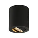 Ceiling luminaire TRILEDO ROUND CL Surface mount luminaire Downlight, LED, 6W, 38°, 3000K, incl. driver, matt black