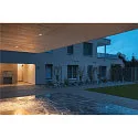 SLV LED Indbygningslampe PATTA-I, rund, 12W, COB LED, 38°, 3000K, IP65, inkl. netdel, alu børstet