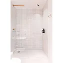 LED Indbygningslampe PATTA-F, rund, 12W, COB LED, 38°, 3000K, IP65, inkl. netdel
