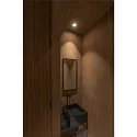 SLV LED Indbygningslampe PATTA-F, firkantet, 12W, COB LED, 38°, 3000K, IP65, inkl. netdel, hvid