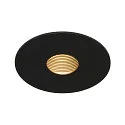 LED Indbygningslampe H-LIGHT 1 LED, 11,5W, 20°, 2700K, inkl. netdel, clip fjedre, mat sort
