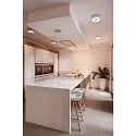 SLV LED Loftlampe OCCULDAS, rund, 21W, 30 SMD LED, 3000K, 120°, hvid