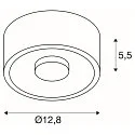 SLV LED Loftlampe OCCULDAS 13 LED, hvid, 15W, 3000K