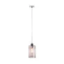 SLV Pendel FENDA E27 Pendul-kabel med åben kabel, uden Rosette, uden skærm, chrom