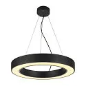 LED Pendel MEDO RING 60 LED, 35W, 105°, 3000K, sort