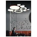SLV LED Pendel MEDO RING 90 LED, 58W, 105°, 3000K, hvid