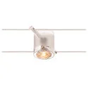 COMET, Wirelampe til TENSEO 12 Volt wiresystem, QR-C51, delvist satineret glas, hvid