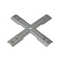 Stabilisator X-samlestykke til 1-Faset 230 volt strømskinne, nikkel mat