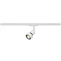 SLV Lampehoved PURI hvid, GU10, med 1-Faset-Adapter