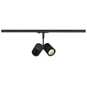 SLV Spot BIMA 2 GU10 50W incl. 1-Phasen adaptor, black