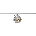 SLV Spot KALU TRACK QPAR111 Lampehoved, GU10, max. 75W, inkl. 1-Faset adapter, alu-grå