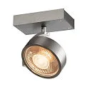 SLV Væglampe KALU 1 QPAR111 Loftlampe, ES111, max. 75W, børstet alu