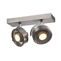 SLV Væglampe KALU 2 QPAR111 Loftlampe, ES111, max. 2x75W, børstet alu