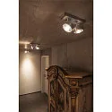 SLV Væglampe KALU 2 QPAR111 Loftlampe, ES111, max. 2x75W, børstet alu