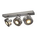 SLV Væglampe KALU 3 QPAR111 Loftlampe, ES111, max. 3x75W, børstet alu