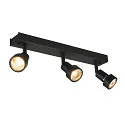 SLV Væglampe PURI 3 Loftlampe, GU10, max. 3x50W, med Dekoring, sort