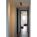 SLV Væglampe PURI 3 Loftlampe, GU10, max. 3x50W, med Dekoring, sort