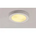 Loftlampe GL 105 E27, rund, hvid Gips, max. 15W