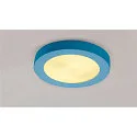 SLV Plaster Ceiling luminaire GL 105 E27, round, whiter plaster