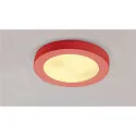 SLV Plaster Ceiling luminaire GL 105 E27, round, whiter plaster