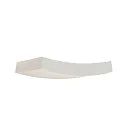 SLV Væglampe GL 102 CURVE, hvid Gips, R7s 78mm, max. 100W