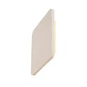 Gips Væglampe PLASTRA SQUARE, firkantet, hvid Gips, 48 LED, 3000K