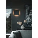 SLV Gips Væglampe PLASTRA SQUARE, firkantet, hvid Gips, 48 LED, 3000K