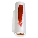 SLV Væglampe PLASTRA Tube, Gips, hvid, 2xGU10