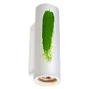 SLV Væglampe PLASTRA Tube, Gips, hvid, 2xGU10