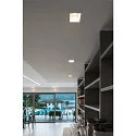 SLV Recessed luminaire PLASTRA Downlight, GU10, square, white