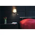 SLV Wall luminaire COUPA FLEXLED Chrom/white LED warmwhite