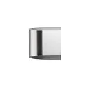 SLV Wall luminaire ASSO LED 300, oval, 2x5W LED, 3000K, alu brushed/white