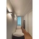 SLV LED Wall luminaire LOGS IN 5W LED 3000K, white
