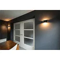 SLV Wall luminaire OSSA R7s 300, oval, R7s 118mm, max. 120W, up/down, black