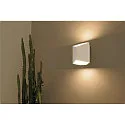 SLV LED Væglampe CARISO 2, 7,6W, COB LED, 3000K, hvid