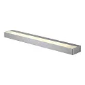 LED Væglampe SEDO 14 LED, 17W, 3000K, firkantet, Glas satineret, børstet alu