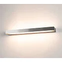 SLV LED Væglampe SEDO 14 LED, 17W, 3000K, firkantet, Glas satineret, børstet alu