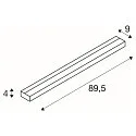 SLV LED Wall luminaire SEDO LED 21, square, 22W, SMD LED, 3000K, glass satined, white