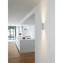 SLV Væglampe ENOLA_B UP/DOWN, IP20, højde 22cm, 2x GU10 QPAR51 maks. 50W, aluminium, hvid