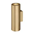 Væglampe ENOLA_B UP/DOWN, IP20, højde 22cm, 2x GU10 QPAR51 maks. 50W, aluminium, messing